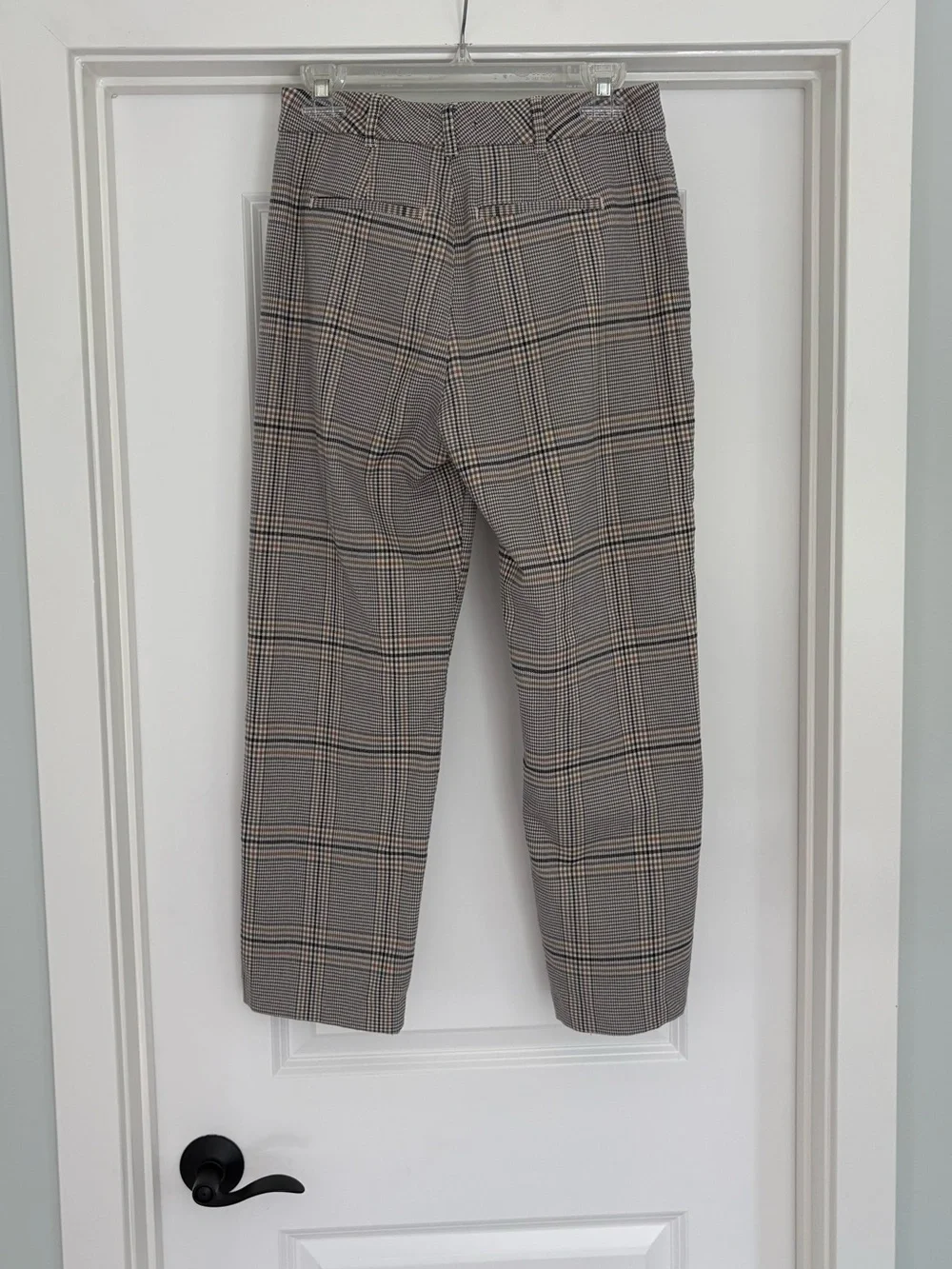 Abercrombie & Fitch Plaid Cropped Straight Pants S